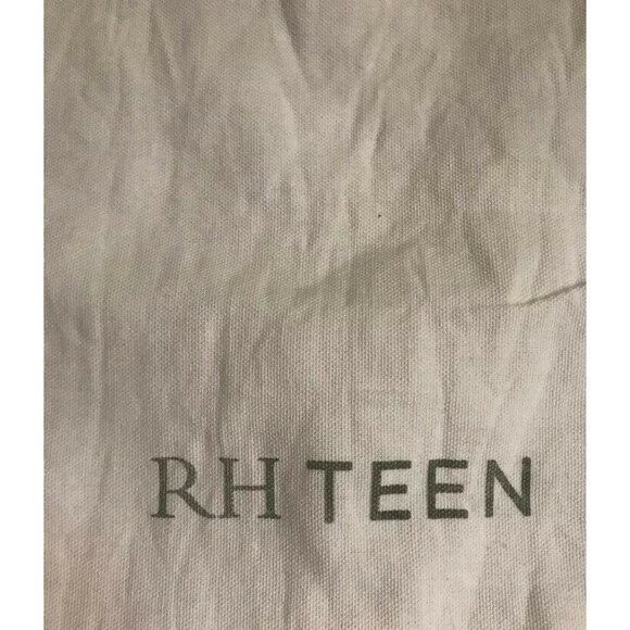 Restoration Hardware Canvas Bag Cream 11 x 18 Drawstring Gift Storage RH Teen - Picture 2 of 2
